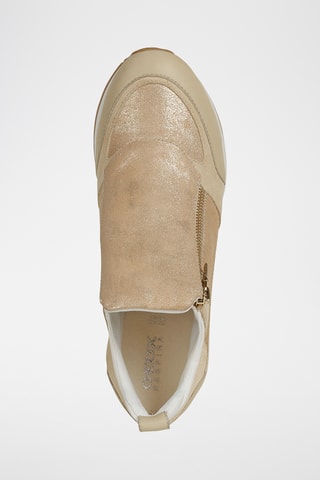 Baskets montantes compensées en nubuck Nydame - Beige