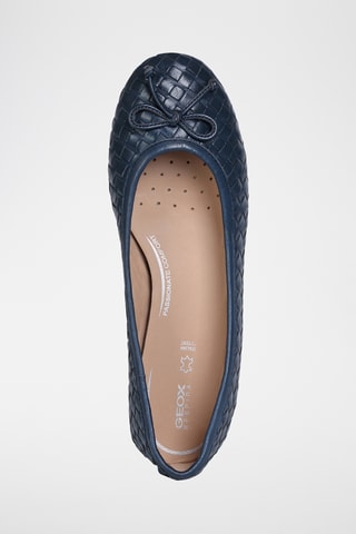 Ballerines en cuir Palmaria - Bleu marine