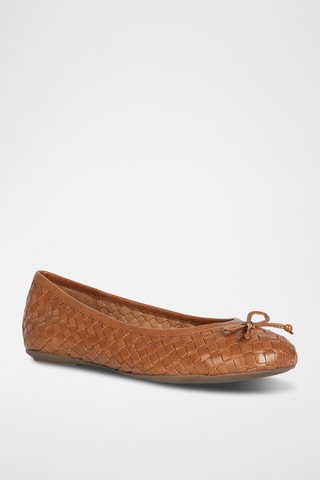 Ballerines en cuir Palmaria - Marron clair