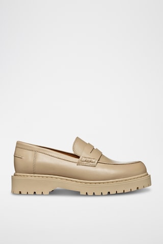 Mocassins en cuir Bleyze - Beige