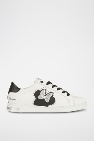 Baskets en cuir nappa Minnie Disney Jaysen - Blanc