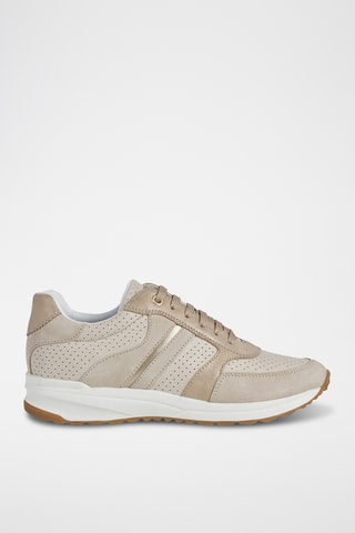Baskets en cuir airell - Beige clair