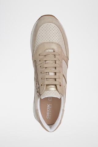 Baskets en cuir airell - Beige clair