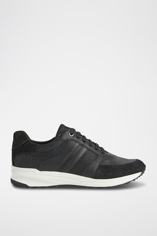 Baskets en cuir Airell - Noir