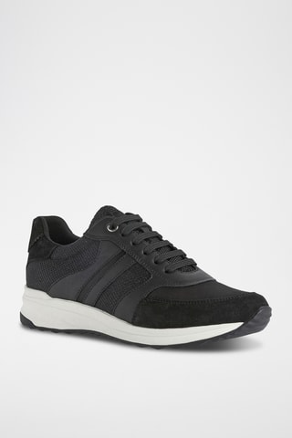 Baskets en cuir Airell - Noir