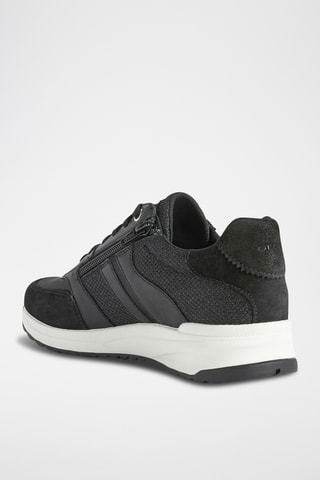 Baskets en cuir Airell - Noir