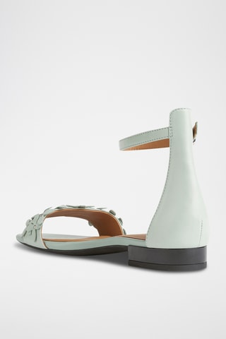 Sandales en cuir de mouton nappa Wistrey - Vert clair