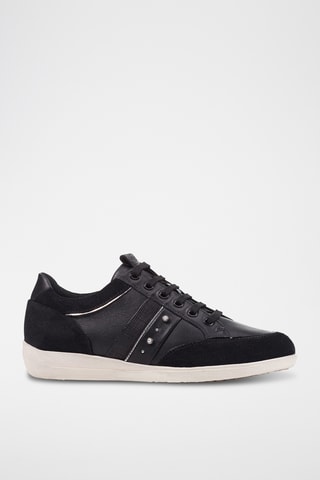 Baskets en cuir Myria - Noir