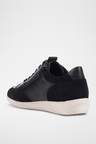 Baskets en cuir Myria - Noir