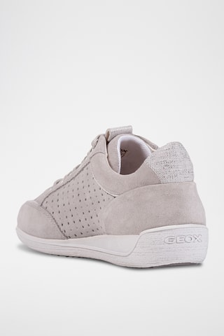 Baskets en cuir Myria - Gris clair