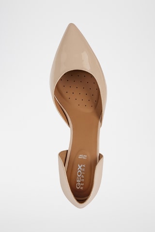 Escarpins en cuir verni Bibbiana - Beige
