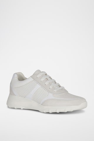 Baskets en nubuck Alleniee - Blanc