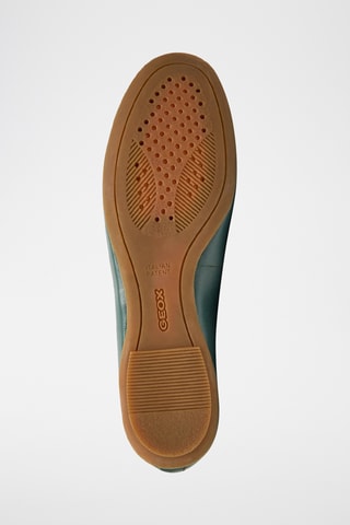 Ballerines en cuir de mouton nappa Palmaria - Vert foncé