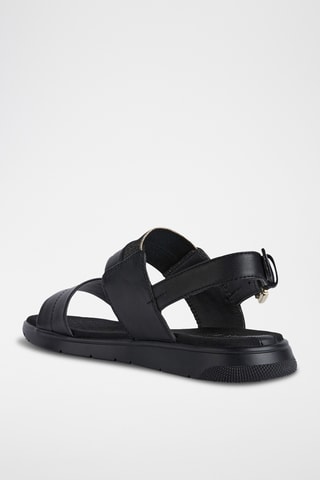 Sandales en cuir nappa Dandra - Noir