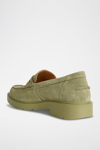 Mocassins en nubuck Spherica - Kaki