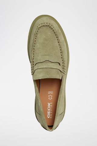 Mocassins en nubuck Spherica - Kaki