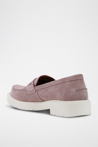 Mocassins en nubuck Spherica - Vieux rose
