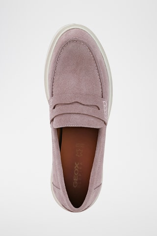 Mocassins en nubuck Spherica - Vieux rose