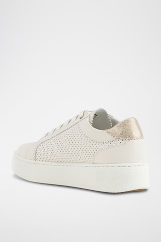 Baskets en cuir nappa Skyely - Ecru