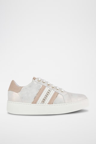 Baskets en cuir Skyely - Rose