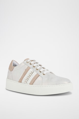 Baskets en cuir Skyely - Rose