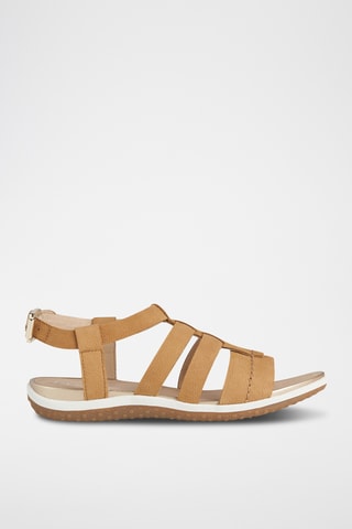 Sandales en nubuck Vega - Marron clair