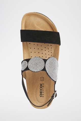 Sandales en nubuck Brionia - Noir