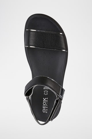 Sandales en cuir nappa Xand - Noir