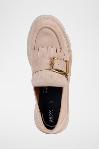 Mocassins en nubuck Vilde - Nude
