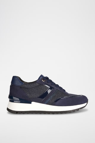 Baskets en cuir Desya - Bleu marine
