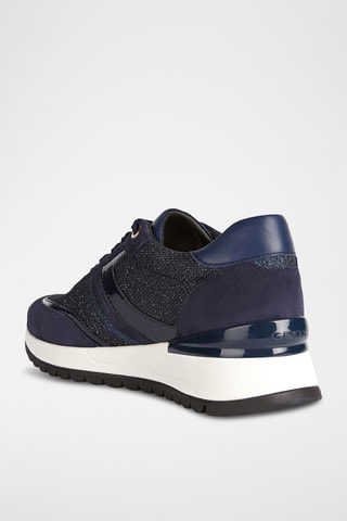 Baskets en cuir Desya - Bleu marine
