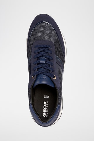 Baskets en cuir Desya - Bleu marine