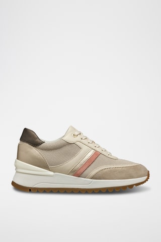 Baskets en cuir Desya - Taupe