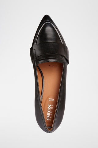 Ballerines en cuir de mouton nappa Charyssa - Noir