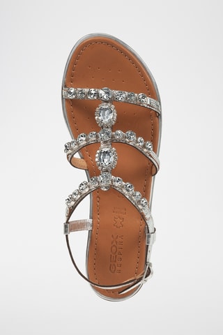 Sandales en cuir Sozy Plus - Argenté