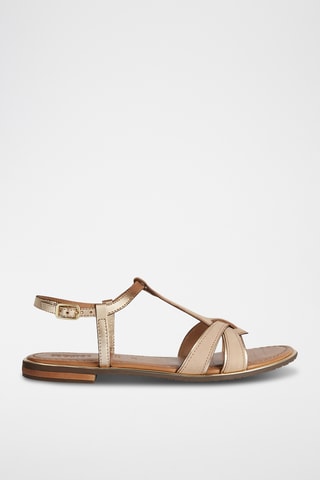 Sandales en cuir Sozy Plus - Beige
