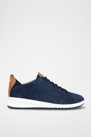 Baskets en cuir Aerantis - Bleu marine