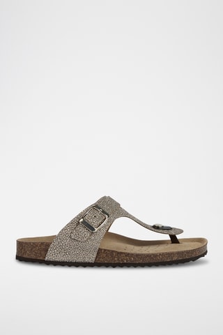 Sandales en cuir Brionia - Beige