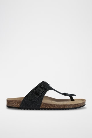 Sandales en cuir Brionia - Noir