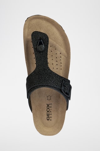 Sandales en cuir Brionia - Noir