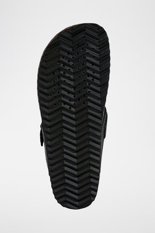 Sandales en cuir nappa Brionia - Gris foncé