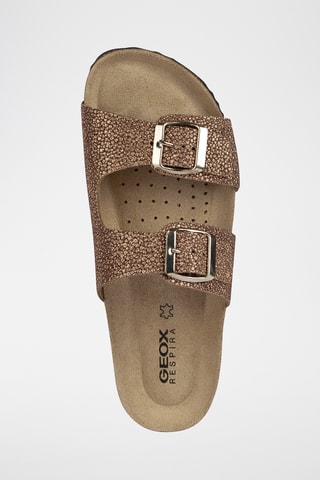 Mules en cuir Brionia L - Camel