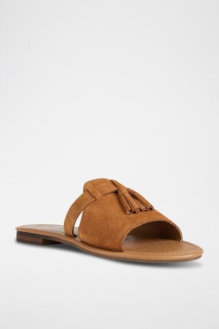 Mules en nubuck Sozy - Camel