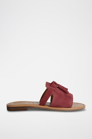 Mules en nubuck Sozy - Fuchsia
