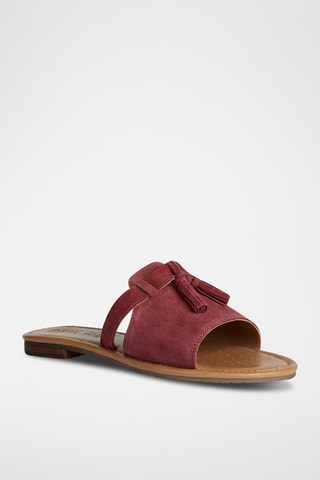 Mules en nubuck Sozy - Fuchsia