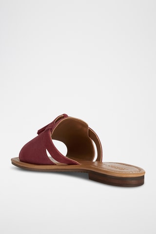 Mules en nubuck Sozy - Fuchsia