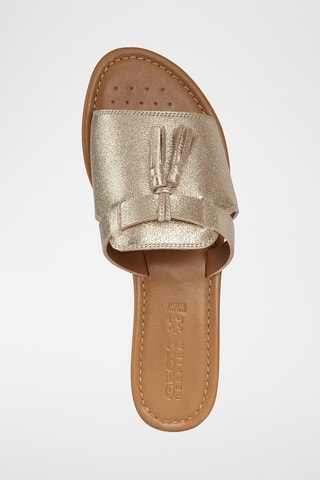 Mules en nubuck Sozy - Doré