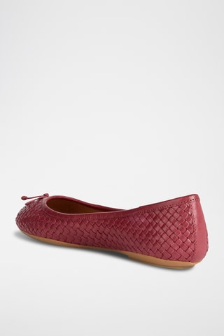 Ballerines en cuir de chèvre Palmaria - Fuchsia