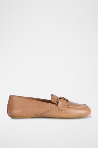 Mocassins en cuir nappa Palmaria - Camel