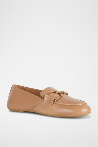 Mocassins en cuir nappa Palmaria - Camel